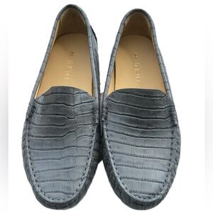 M.GEMI The Felize Croco-Printed loafer/driver shoe. Size 6.5 NWOT
